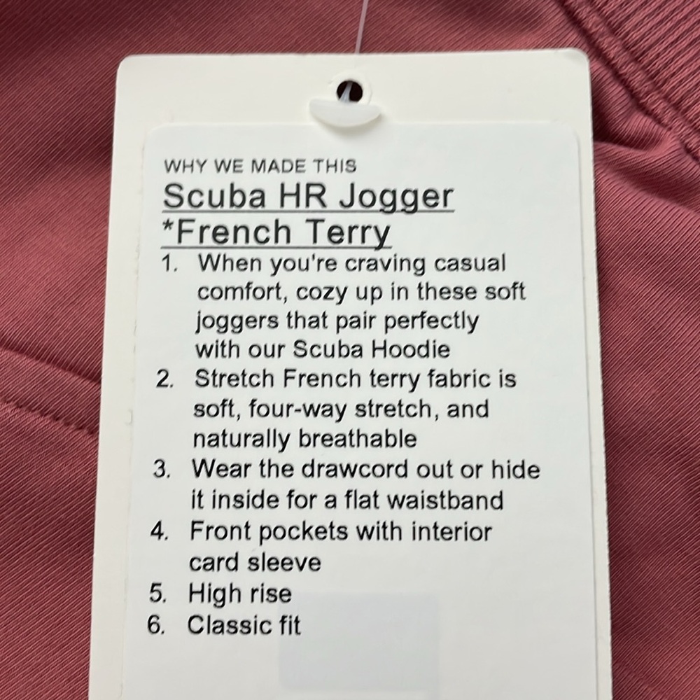 NEW!!!    Scuba HR  Jogger *French Terry - Picture 4 of 5